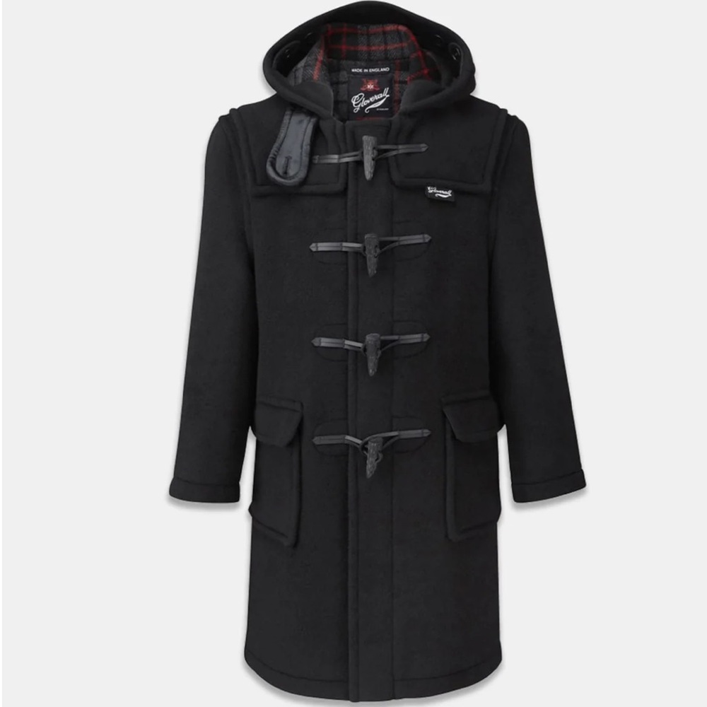 Gloverall boys Black Duffle Coat size 6years